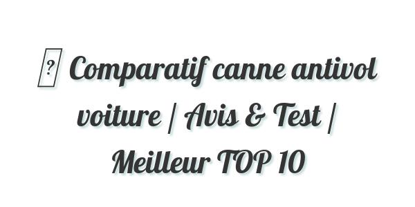 ▷ Comparatif canne antivol voiture / Avis & Test / Meilleur TOP 10